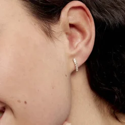 Histoire d'Or Boucles D'oreilles Jacoba Rondes Or Jaune Oxyde De Zirconium Discount