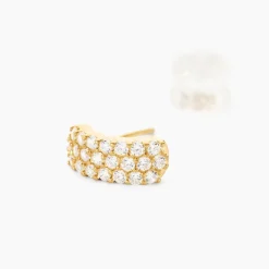 Histoire d'Or Boucles D'oreilles Jacquelene Rondes Or Jaune Oxyde De Zirconium Hot