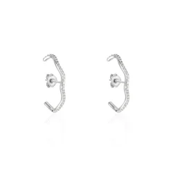 Histoire d'Or Boucles D'oreilles Lowri De Zirconium argent blanc oxyde Hot