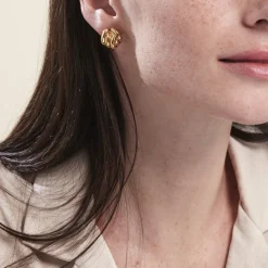 Histoire d'Or Boucles D'oreilles Or Jaune Verbena Discount