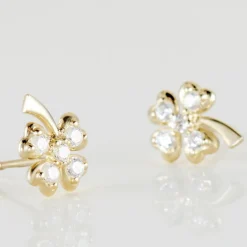 Histoire d'Or Boucles D'oreilles Or Jaune Verdiane Oxydes Best