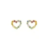 Histoire d'Or Boucles D'oreilles Or Jaune Ernesta C艙ur Oxydes Clearance