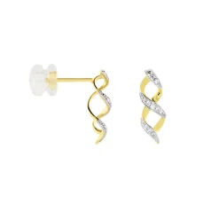 Histoire d'Or Boucles D'oreilles Or Jaune Serj Oxydes De Zirconium Outlet