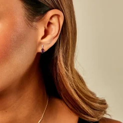 Histoire d'Or Boucles D'oreilles Pendantes Zuleika Or Jaune Améthyste Oxyde De Zirconium Online