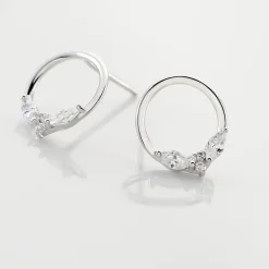 Histoire d'Or Boucles D'oreilles Pendantes Catiane Argent Blanc Oxyde De Zirconium Outlet