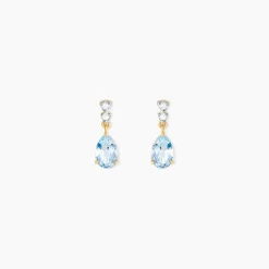 Histoire d'Or Boucles D'Oreilles Pendantes Zuleika Or Jaune Topaze Oxyde De Zirconium Outlet