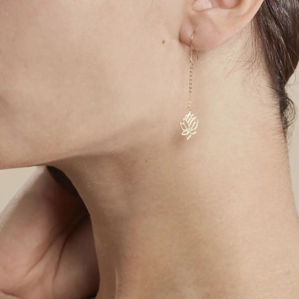 Histoire d'Or Boucles D'oreilles Pendantes Nevia Or Jaune Clearance