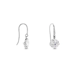 Histoire d'Or Boucles D'oreilles Pendantes Or Blanc Aedhan Oxydes Online