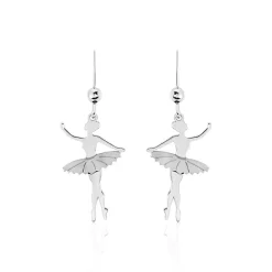 Histoire d'Or Boucles D'oreilles Pendantes Ritej Argent Blanc Hot