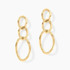 Histoire d'Or Boucles D'Oreilles Pendantes Edmondo Or Jaune