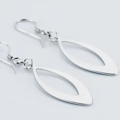 Histoire d'Or Boucles D'oreilles Pendantes Andrienne Argent Blanc Hot