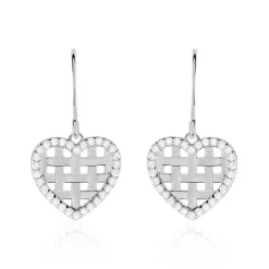 Histoire d'Or Boucles D'oreilles Pendantes Argent Helenius Oxyde De Zirconium Best