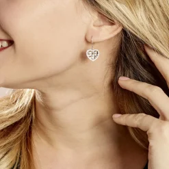 Histoire d'Or Boucles D'oreilles Pendantes Argent Helenius Oxyde De Zirconium Best