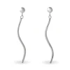 Histoire d'Or Boucles D'oreilles Pendantes Yaell Argent Blanc Discount