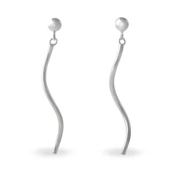 Histoire d'Or Boucles D'oreilles Pendantes Yaell Argent Blanc Discount