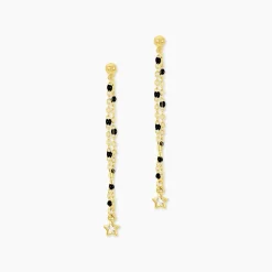 Histoire d'Or Boucles D'Oreilles Pendantes Bubble Argent Jaune Oxyde De Zirconium Hot