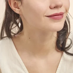 Histoire d'Or Boucles D'oreilles Pendantes Fabia Argent Blanc Best