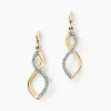 Histoire d'Or Boucles D'oreilles Pendantes Taimi Or Jaune Diamant Discount