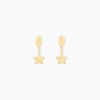 Histoire d'Or Boucles D'oreilles Pendantes Alphonsine Etoile Or Jaune Sale