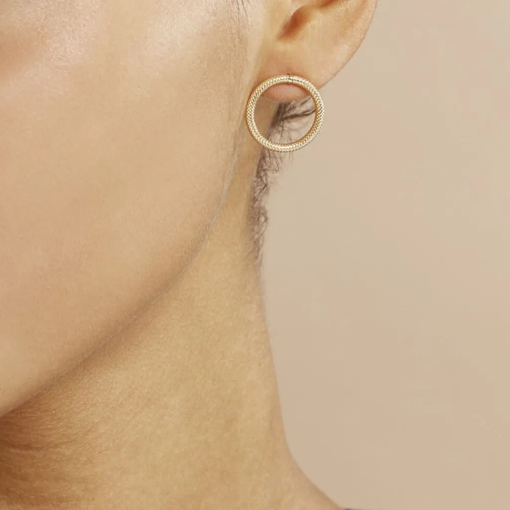 Histoire d'Or Boucles D'oreilles Pendantes Gracieuse Or Jaune Online