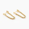 Histoire d'Or Boucles D'oreilles Pendantes Jerry Or Jaune
