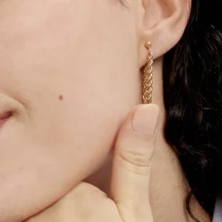 Histoire d'Or Boucles D'oreilles Pendantes Jerry Or Jaune