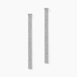 Histoire d'Or Boucles D'oreilles Pendantes Kelline Argent Blanc Clearance
