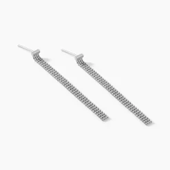 Histoire d'Or Boucles D'oreilles Pendantes Kelline Argent Blanc Clearance
