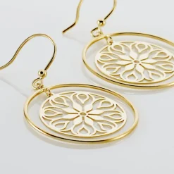 Histoire d'Or Boucles D'oreilles Pendantes Rosamund Or Jaune Discount