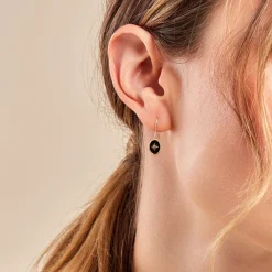 Histoire d'Or Boucles D'oreilles Pendantes Nebuleor Or Jaune Best