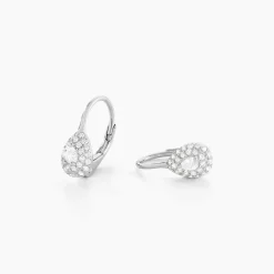Histoire d'Or Boucles D'oreilles Pendantes Feyza Argent Blanc Oxyde De Zirconium Hot
