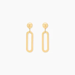 Histoire d'Or Boucles D'oreilles Pendantes Link Or Jaune Online