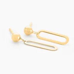 Histoire d'Or Boucles D'oreilles Pendantes Link Or Jaune Online