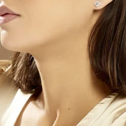 Histoire d'Or Boucles D'oreilles Pendantes Marie-elsa Argent  Oxyde De Zirconium Discount