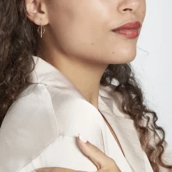 Histoire d'Or Boucles D'oreilles Pendantes Or Jaune Guda Oxyde De Zirconium Best