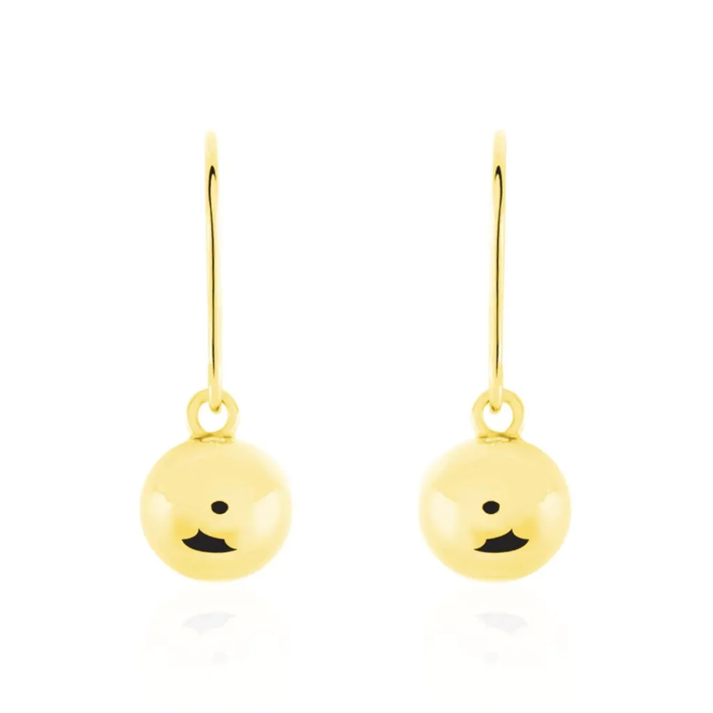 Histoire d'Or Boucles D'oreilles Pendantes Fidelia Boules Or Jaune Online