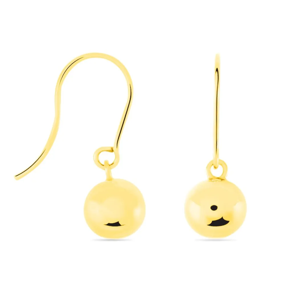 Histoire d'Or Boucles D'oreilles Pendantes Fidelia Boules Or Jaune Online