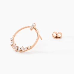 Histoire d'Or Boucles D'oreilles Pendantes Celene Argent Rose Oxyde De Zirconium Discount