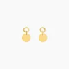 Histoire d'Or Boucles D'Oreilles Pendantes Finesse Acier Jaune Sale