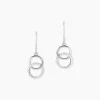 Histoire d'Or Boucles D'oreilles Pendantes Isabel Argent Blanc Oxyde De Zirconium