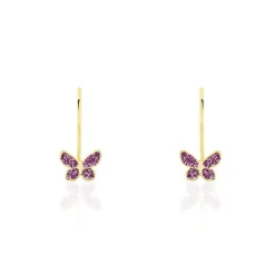Histoire d'Or Boucles D'oreilles Pendantes Or Jaune Alyssia Best