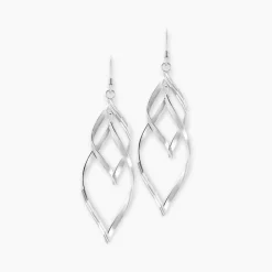 Histoire d'Or Boucles D'oreilles Pendantes Lisi Argent Blanc Online