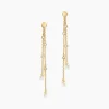 Histoire d'Or Boucles D'Oreilles Pendantes Jacaline Or Jaune Perle De Culture Oxyde De Zirconium Discount