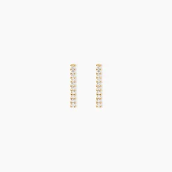 Histoire d'Or Boucles D'oreilles Pendantes Priscilla Or Jaune Oxyde De Zirconium Outlet