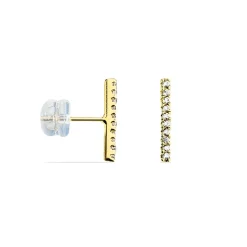 Histoire d'Or Boucles D'oreilles Pendantes Priscilla Or Jaune Oxyde De Zirconium Outlet