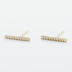Histoire d'Or Boucles D'oreilles Pendantes Priscilla Or Jaune Oxyde De Zirconium Outlet