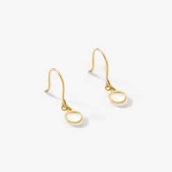 Histoire d'Or Boucles D'oreilles Pendantes Naïade Or Jaune Nacre Online