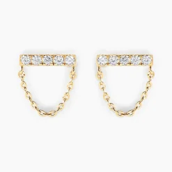 Histoire d'Or Boucles D'oreilles Pendantes Bartolomeo Or Jaune Oxyde De Zirconium Best