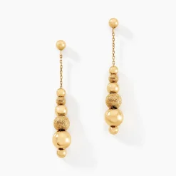 Histoire d'Or Boucles D'oreilles Pendantes Brooks Or Jaune