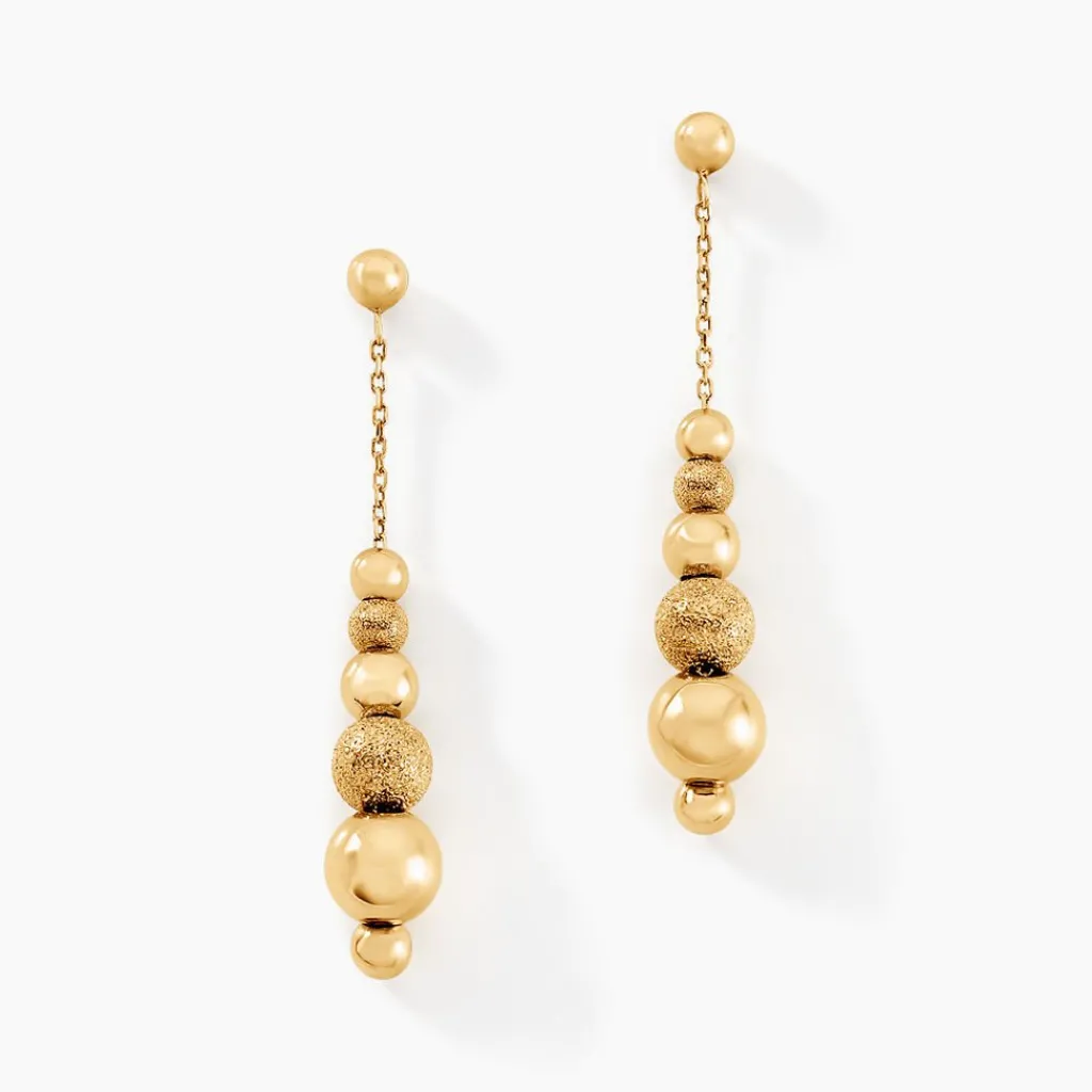 Histoire d'Or Boucles D'oreilles Pendantes Brooks Or Jaune